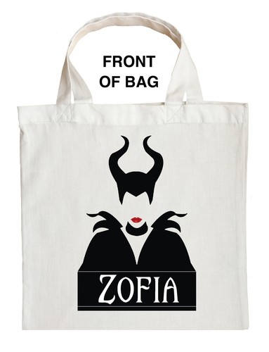 Malefica Borsa Trucchi o Trattamenti, Borsa Halloween Malefica Personalizzata - Foto 1 di 2