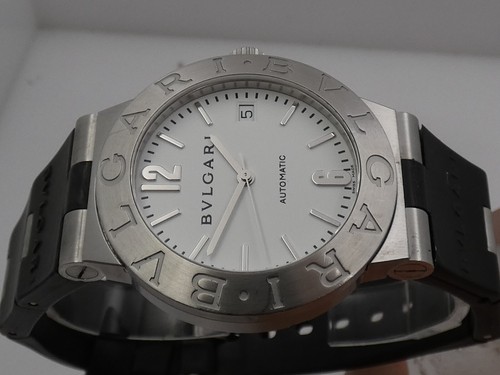 BULGARI DIAGONO LCV 38 S 38MM AUTOMATICO ACCIAIO ANNI 2000'S WATCH - Imagen 2 de 17