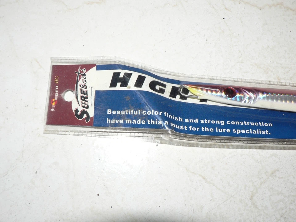 Nuevo Señuelo de Pesca Surebait Mar Profundo Agua Salada Alta Potencia Metal Plantilla Rojo 200g Foto 2 de 4