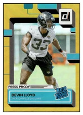 Devin Lloyd RC 2022 Donruss Rated Rookies Press Proof Premium #359 NFL  ID:59847