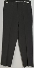 Apt. 9 Career Casual Flat Front Gray Dress Pants Sz 34 x 32 WOW LOOK On Sale!!!