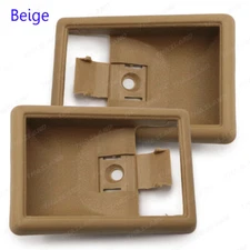Beige Bezel Inner Interior Door Handle Fits Mitsubishi Cyclone L200 1986 '96