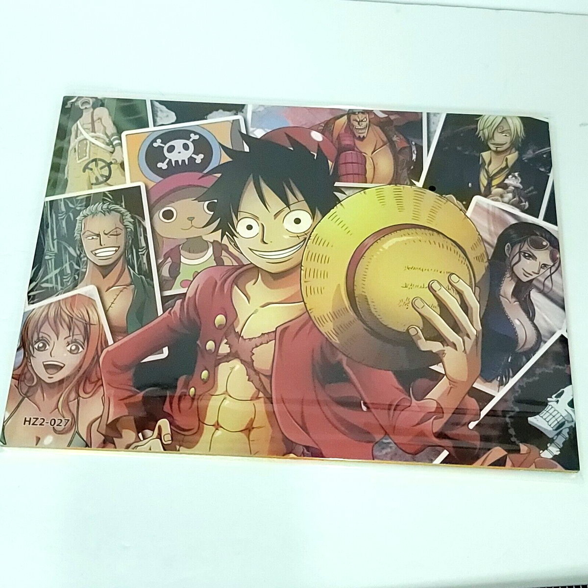 Luffy Running One Piece HZ2-027 Double-sided Art Size A4 8