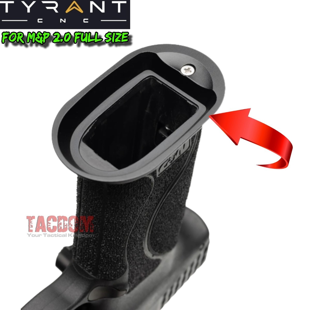 TYRANT DESIGNS Magwell for S&W FULL SIZE M&P 2.0 BLACK TD-MPMW-FS