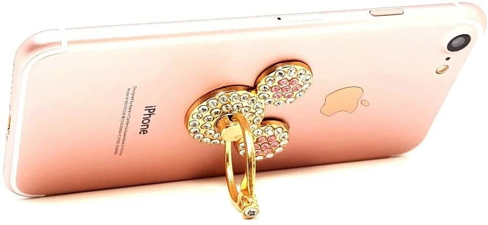 2x Universal 360 Rotating Finger Ring Stand Holder for Cell Phone iPhone iPad  - Image 2 of 4