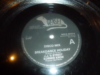 J J's STREET KORNER KREW - Breakdance Holiday - 1985 UK 2-track 12'' Single