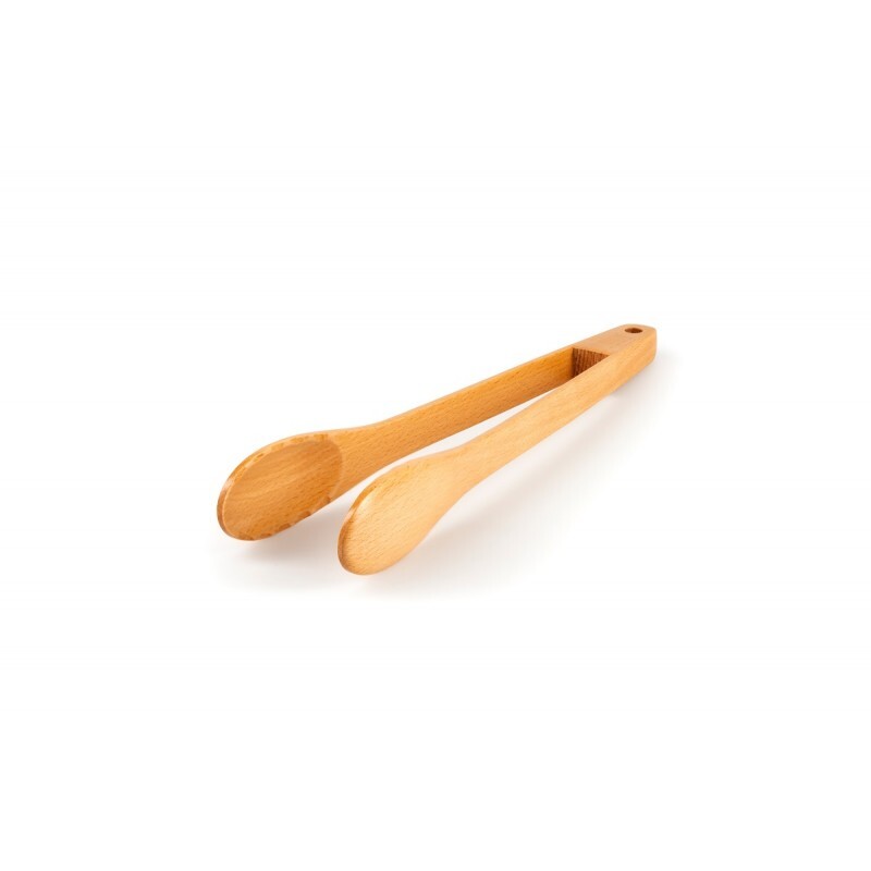 GSI Rakau Tongs - wooden camping cooking tongs