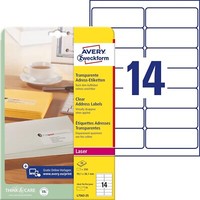 Avery Zweckform L7563-25 Adressetiketten/Adressaufkleber 350 Etiketten 99,1X38Mm