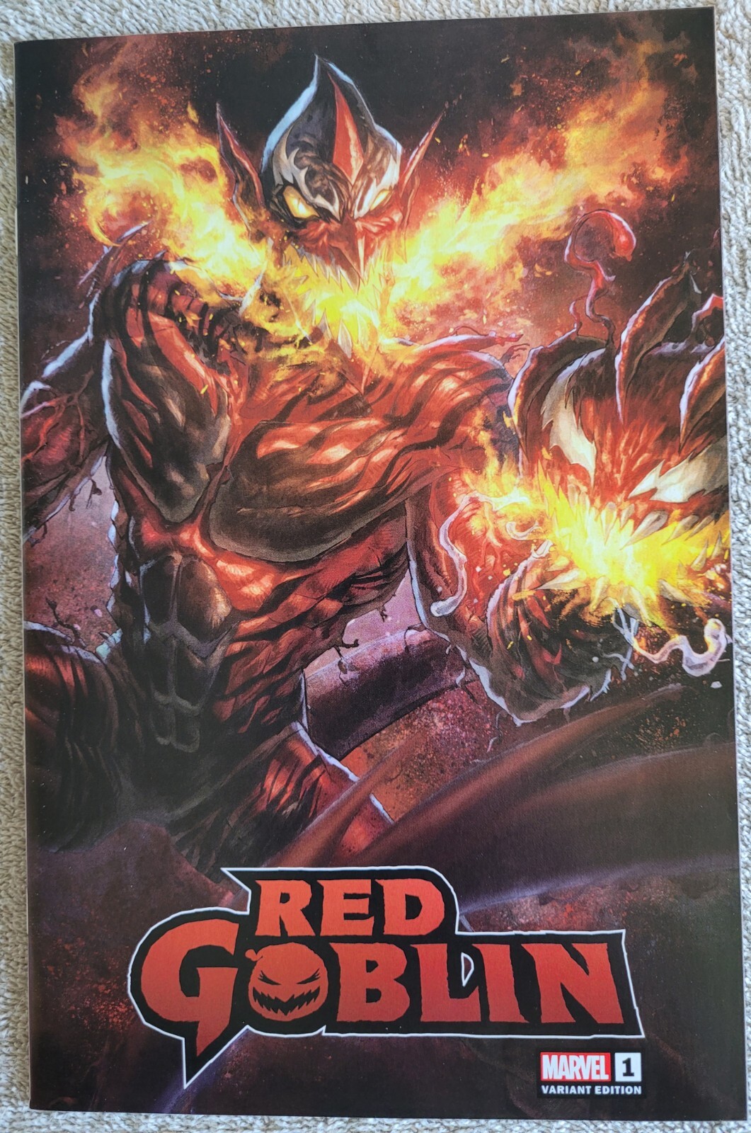 Red Goblin #1 Alan Quah Exclusive Trade Dress Variant Cover