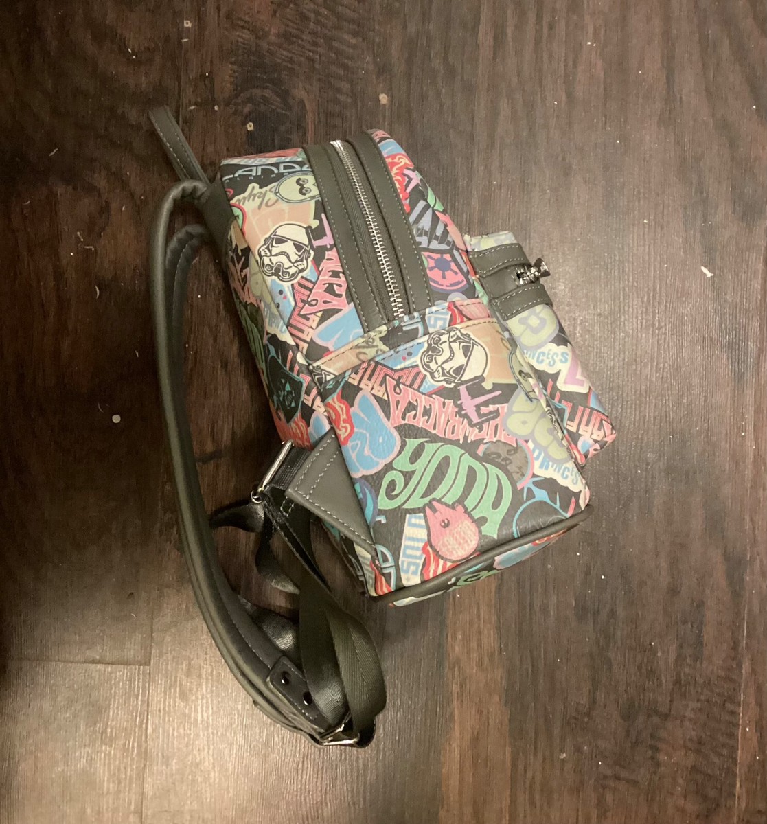 {Loungefly} Star Wars Graffiti Mini Backpack Star Wars loungefly pastel graffiti mini backpack | eBay main image 4