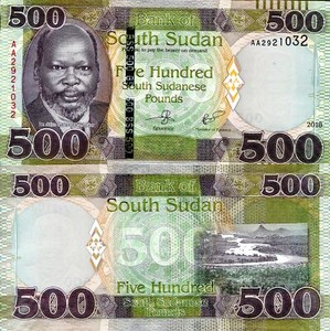 SOUTH SUDAN 500 Pounds Banknote World Paper Money UNC ...