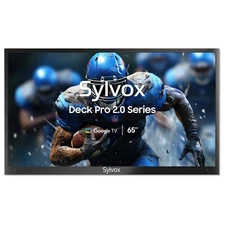 SYLVOX Outdoor TV 65 inch Weatherproof Smart TV 4K HDR 10 for Partial sun area