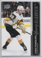 JONAS RONDBJERG 21-22 UD #2 YOUNG GUNS SP RC/DENMARK/GOLDEN KNIGHTS/AHL