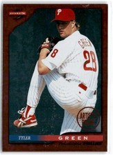1996 Score Tyler Green Artist's Proof Dugout Collection #37 Phillies 