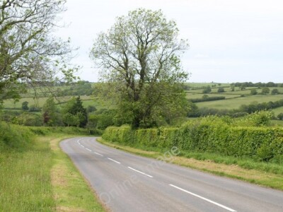 Photo 6x4 Waterloo Hill Batsworthy Dropping down into the Sturcombe valle c2011