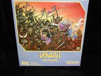 *SEALED Puzzle: Usagi Yojimbo Traitors of the Earth 1000 piece jigsaw puzzle