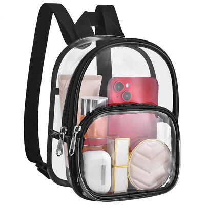 Mochila transparente Bolsa transparente aprobada por el estadio para concierto