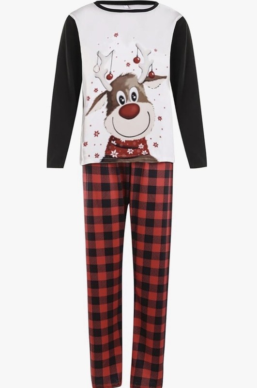 Child Unisex Holiday Pajama Set Size 14