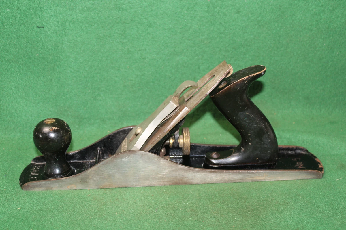 FINE USER Antique Stanley Bailey No 5 Type 18 1946 47 Jack Plane Inv EM04