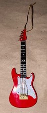 ELECTRIC GUITAR CHRISTMAS ORNAMENT 5.5  Musical Instrument RESIN