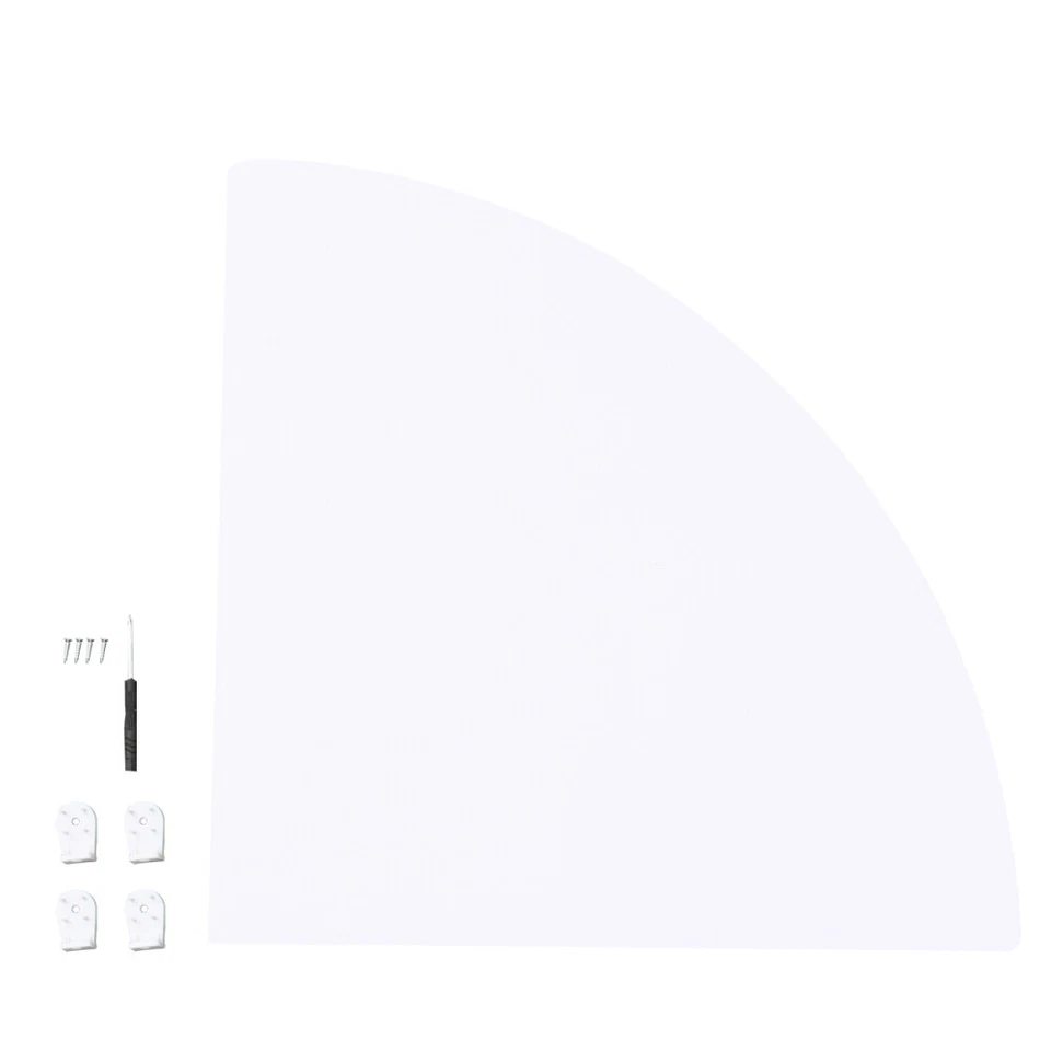 Boden Eckregal Wandboard freischwebend Bücherregal Wandregal H?ngeregal wei - Bild 2 von 4