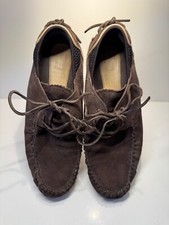 Fab Visvim mens brown suede Moccasin / shoes / trainers size UK 10 (us size 11)