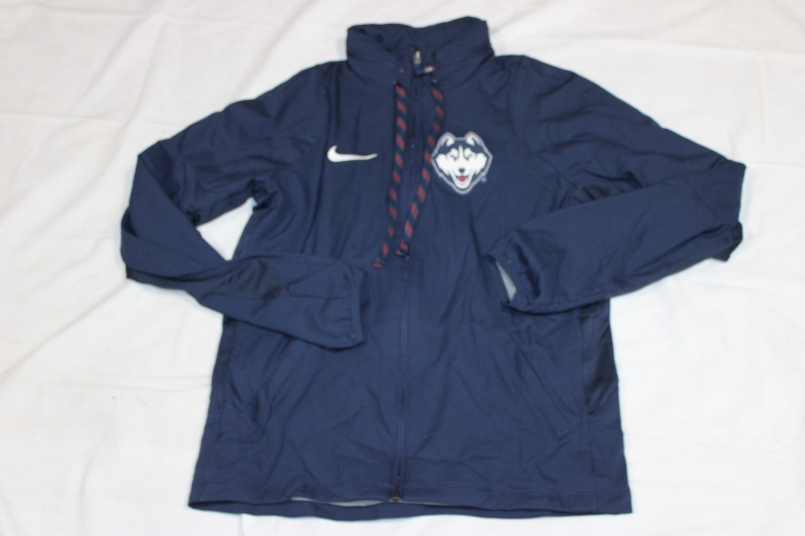 SACAI X NIKE Giacca donna Nike Dri Fit University of Connecticut Uconn Huskies usata blu taglia S