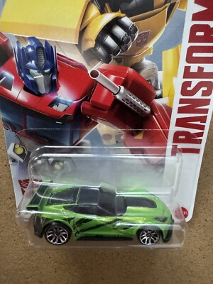 Hot Wheels Transformers Series 2/5 Corvette C7.R Green Combined Post