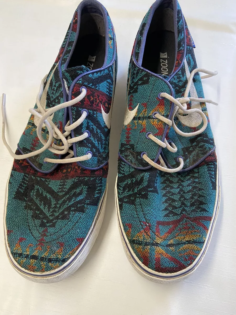 Mens NIKE ID Stefan Native Print Pendleton Zoom Air Shoes Sz 11 | eBay