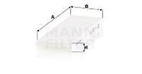 CU 25 008-2 Mann-Filter Filter, Innenraumluft FüR Hyundai