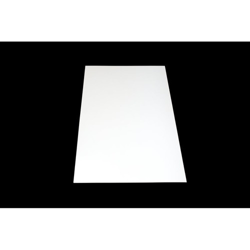 ABS Kunststoffplatte 1000x490mm-WEISS- Stärken 1-2-3- 4mm-Einseitige Schutzfolie - Bild 4 von 5