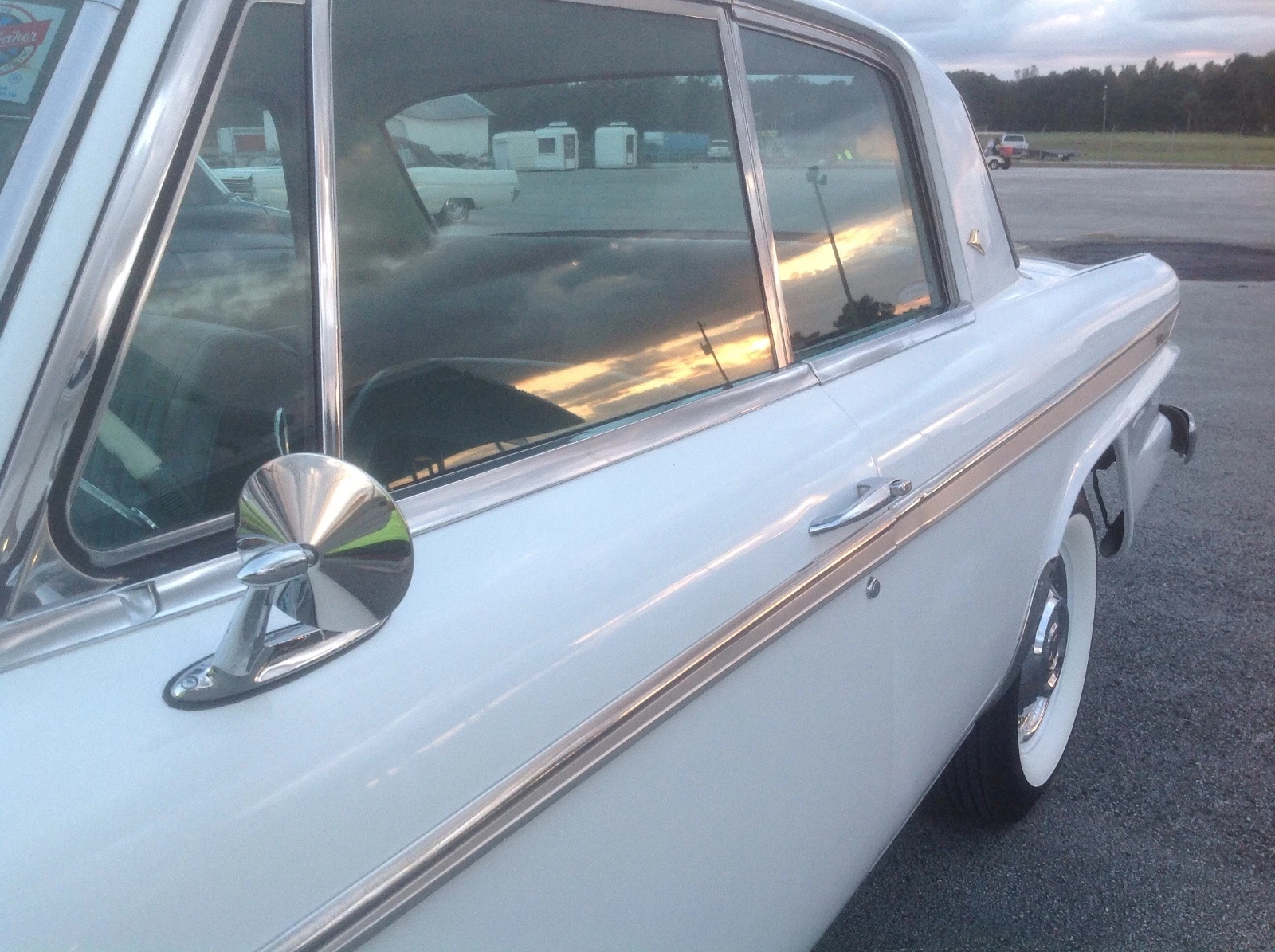 1966 1965 1964 1963 1962 1961 1960 1959 Studebaker Lark Mirrors Pair (2)