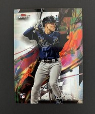 2024 Topps Finest Curtis Mead Common Rookie #78 Tampa Bay Rays