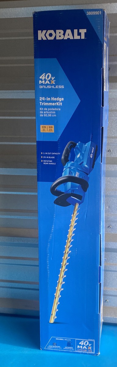 Kobalt 40V Max Cordless Hedge Trimmer 24 Inch NO BATTERY/ CHARGER
