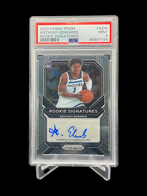 スポーツ選手 THE warroar Plus autograph 2020-21 Anthony Edwards Rookie Signatures RC PSA 9 MINT #RS-AEW | eBay