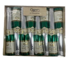 Caspari Champagne Bottle Party Crackers  Confetti Wine Charm, Ice Breaker Box 8