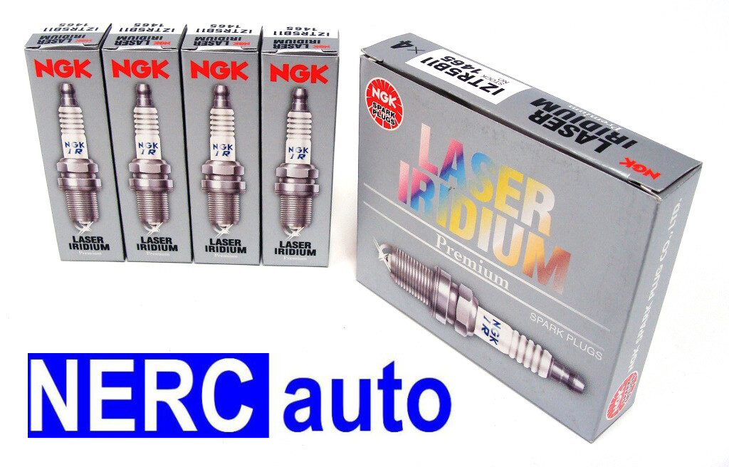 NGK LASER IRIDIUM Iridium Spark Plugs DILKR8B6 91448 Set of 4