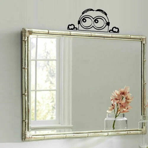 Minion Peeking Vinyl Decal Sticker For Macbook Laptop Car Auto SUV Window Wall - Image 3 of 4