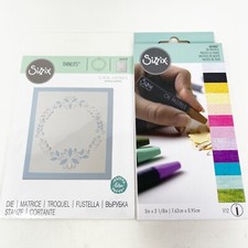 Sizzix Thinlits Corona Ritagliata Fustelle Olio Pastelli Confezione NUOVO