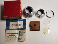 Vintage Ednalite Optical Accessory Kit Mil-O- Lens Shade 28.5mm