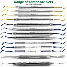 Dental Composite Filling Restorative Plastic Placement Instruments Lab Tools New