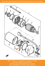 YAMAHA Brush 1, 4H7-81811-00 OEM XJ900 XJ650 XJ900F SR250 XJ900SDIVERSION