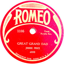 Jimmie Price / Carson Robinson Trio - Great Grand Dad/When It's Springtime In...