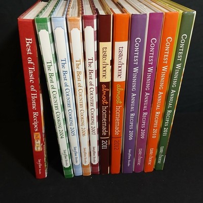Taste Of Home Cookbook Lot Of 11 Variety See Description For Titles