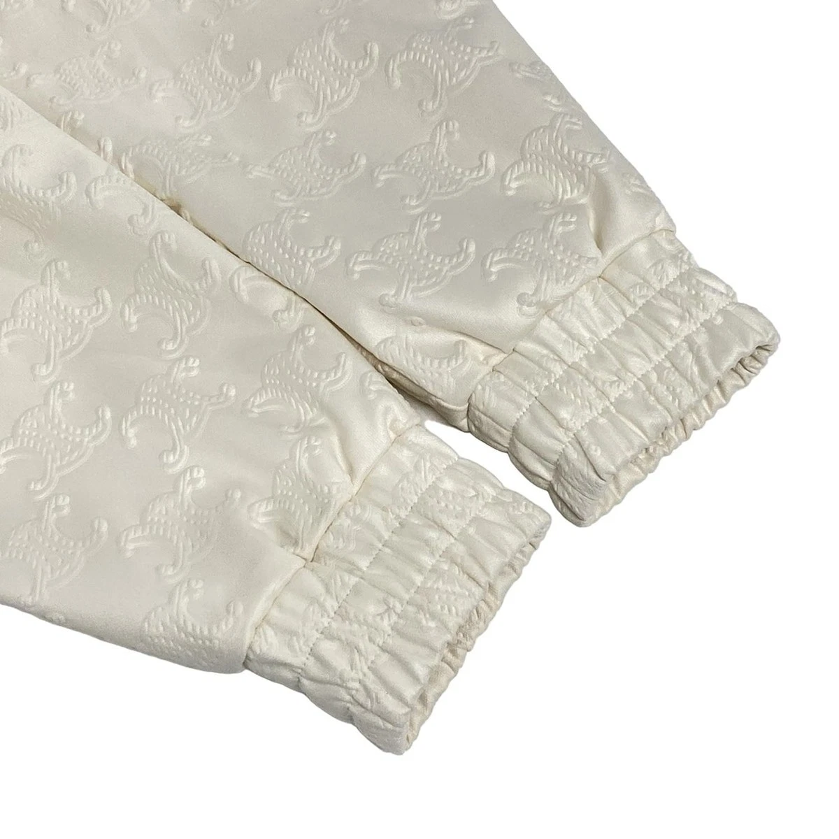 Giacca tuta originale CELINE Trionf 2Y19H978Z.02LC beige chiaro (avorio) poliestere