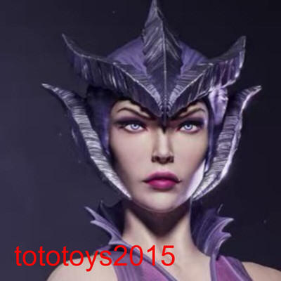 1:6 1:12 1:18 Beauty Space girl Head Sculpt For 12'' 6'' 3.75''Action Figure Body