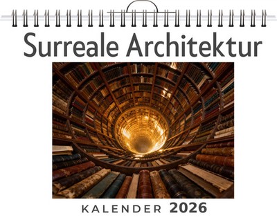 Mia Lang | Surreale Architektur | Kalender | Deutsch | 2026 | FlipFlop