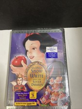 Snow White and the Seven Dwarfs DVD, 2001, 2-Disc Set, Special Ed - New    
