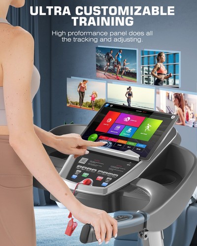 📺3.25HP Electirc Heavy Duty Treadmil 48*17inch Wide Running Belt Treadmill 📺 - Picture 13 of 15