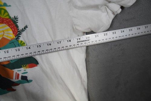 Old Navy Powerful Woman Graphic Tee Gr. L weiß Kurzarm Rundhals - Bild 4 von 5